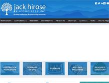 Tablet Screenshot of jackhirose.com